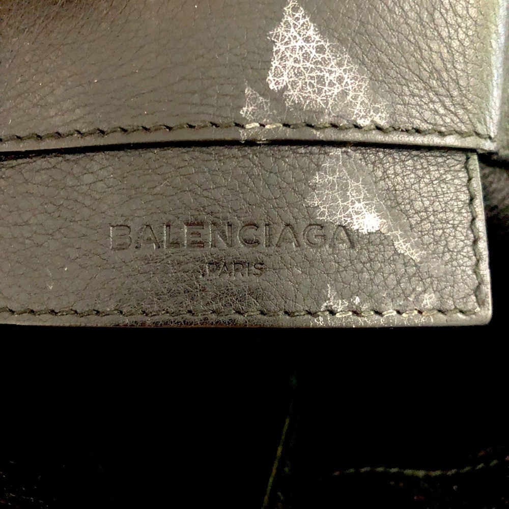 Balenciaga black paper bag